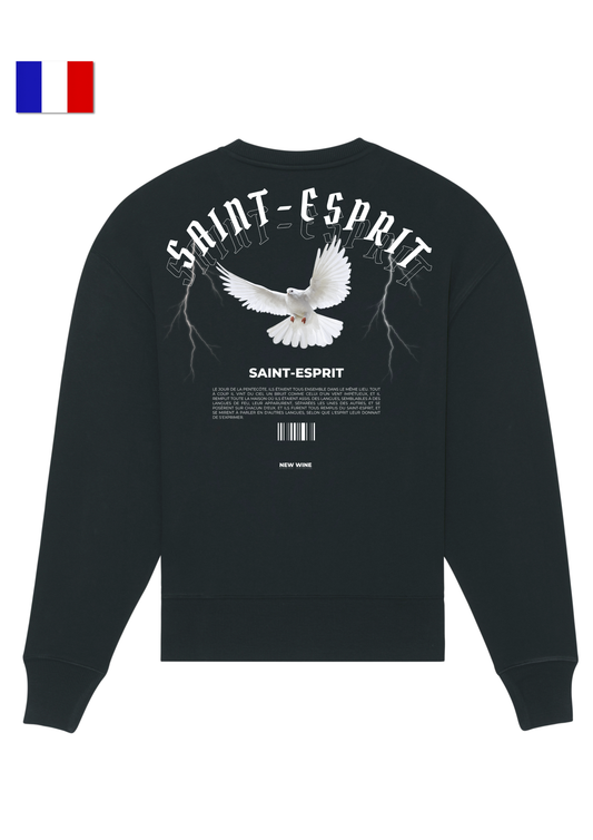 🇫🇷 Saint-Esprit - Black Sweatshirt