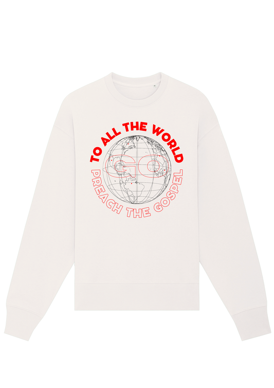 Go Preach - White Sweatshirt