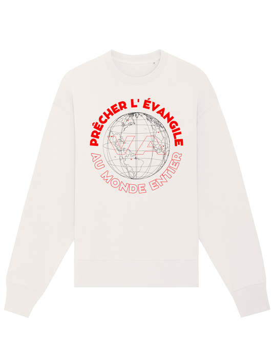 Va Prêcher - White Sweatshirt