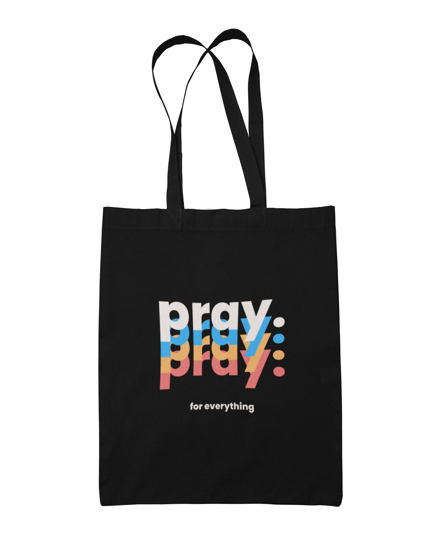 Pray. - Black Tote Bag