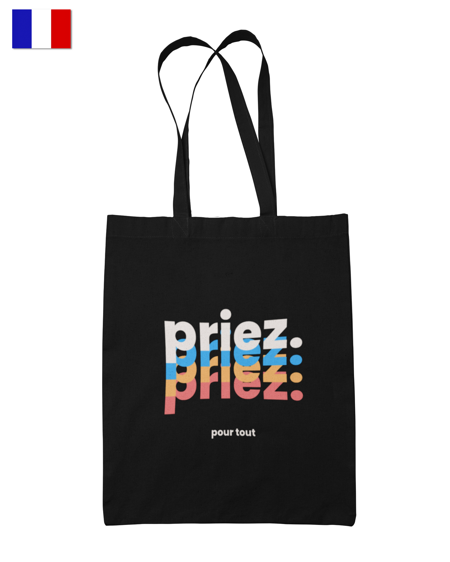 Priez. - Black Tote Bag