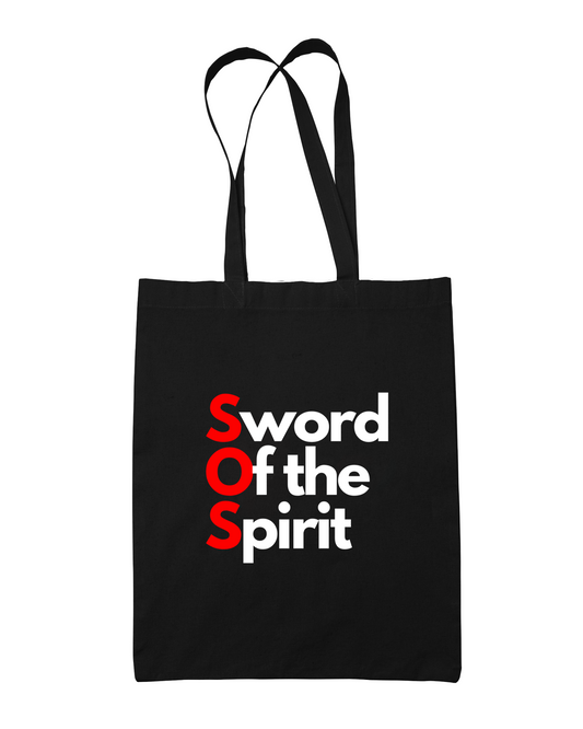 SOS - Black Tote Bag
