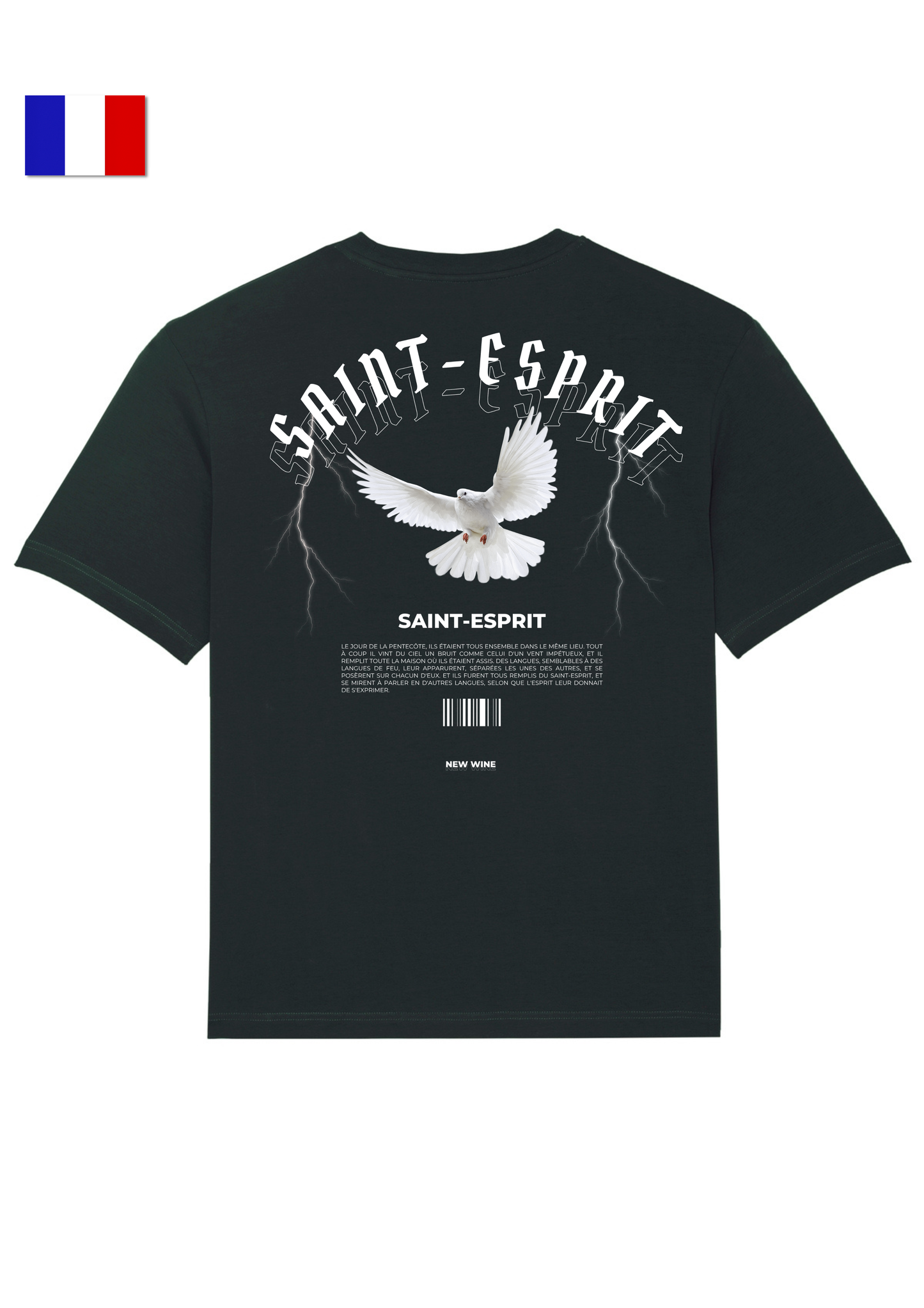 🇫🇷 Saint-Esprit - Black T-shirt