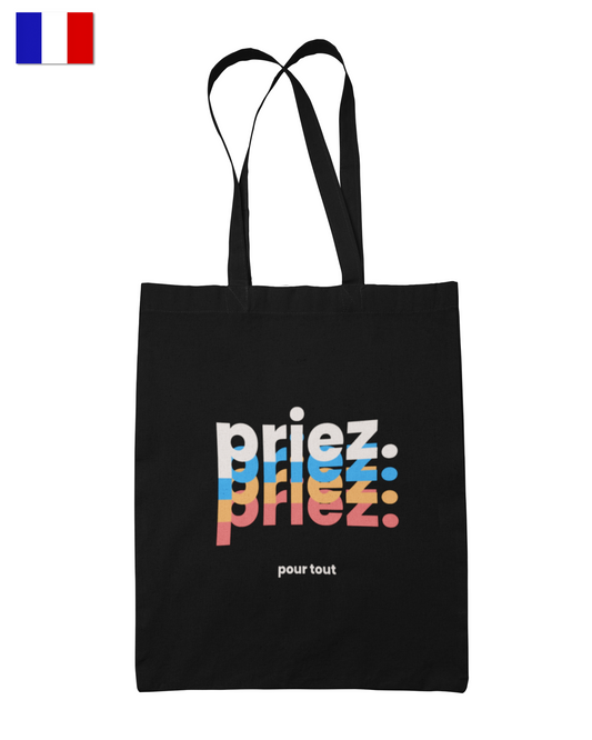 Priez. - Black Tote Bag