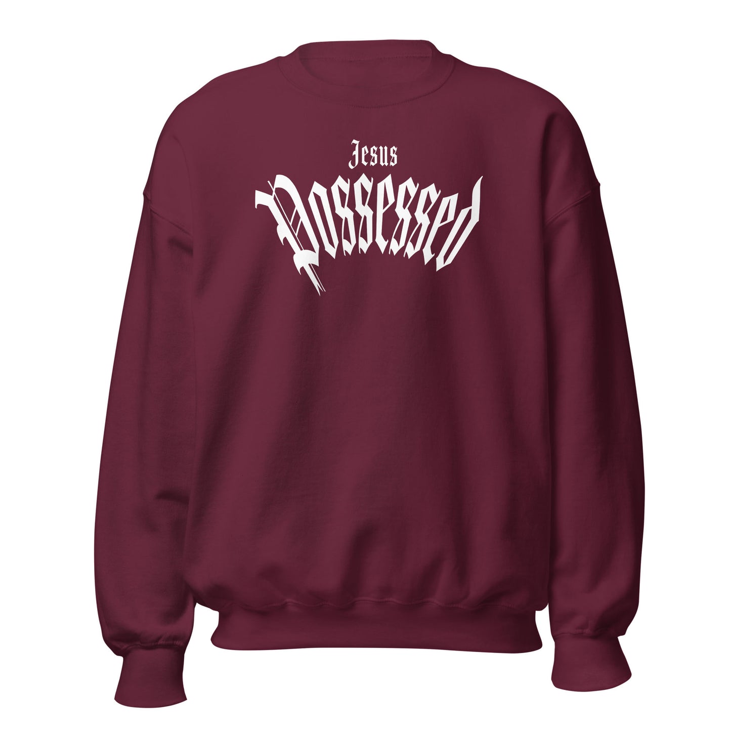 Jesus Possessed - Maroon Sweatshirt